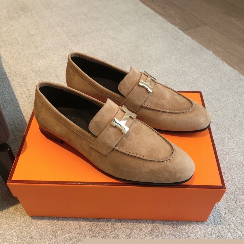 H**mes leather shoes